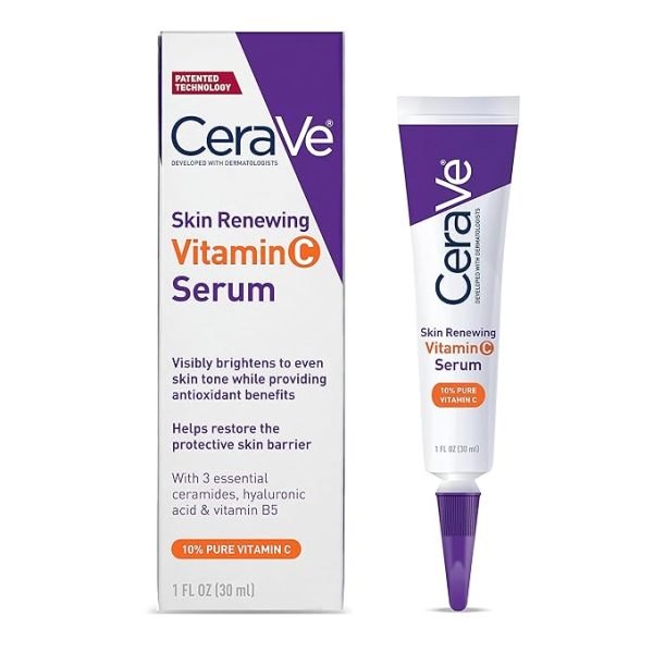 CeraVe Vitamin C Serum with Hyaluronic Acid | Skin Brightening Serum f