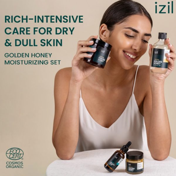 Golden Honey Moisturizing Set - Moisturize, Improve Skin Elasticity & Restore Skin Vitality - Image 5