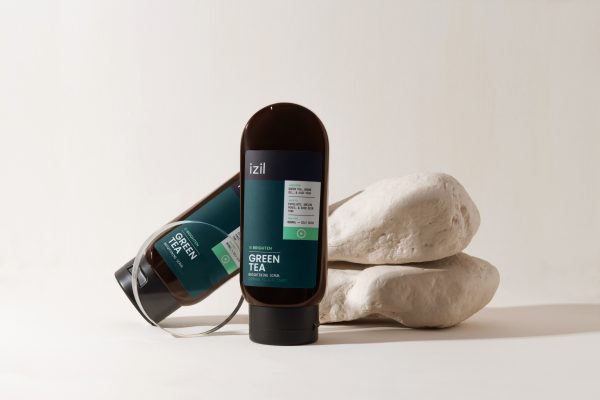 Green Tea Brightening Scrub Twin - Exfoliates & Unclogs Pores - Image 5