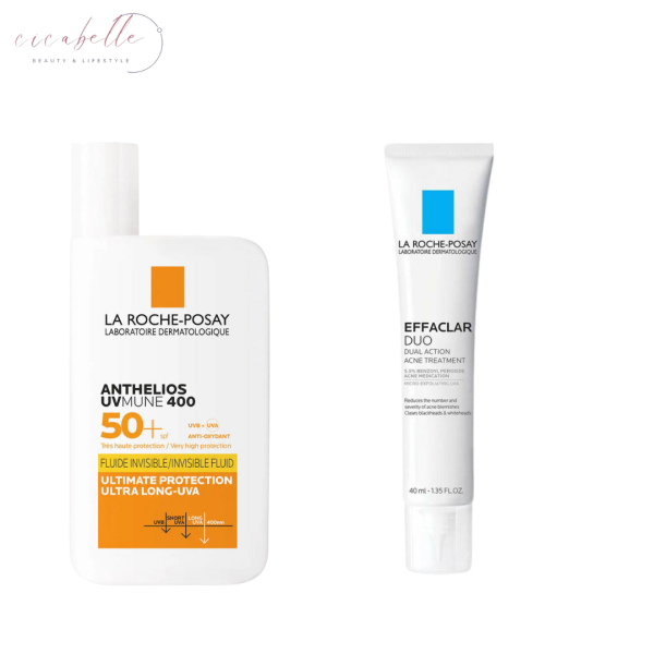 La Roche-Posay's Invisible Sunscreen Fluid [50ml] & Effaclar Duo [40ml