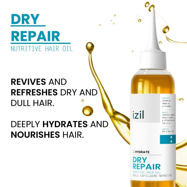 Dry Repair Nutritive Hair Oil - Revitalises & Hydrates - Image 6