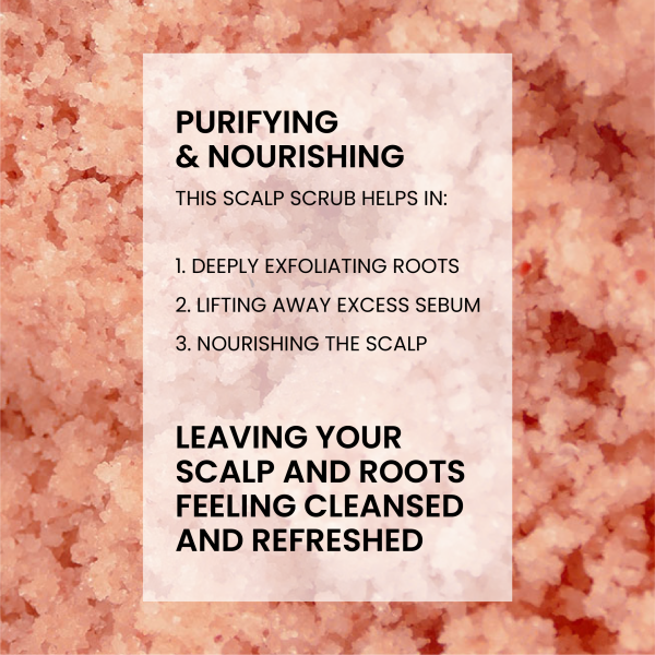 Pink Salt Scalp Scrub - Exfoliates & Revitalises - Image 6